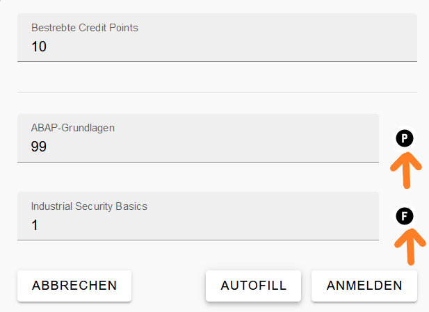 Prioritäts- und Fallback-Button