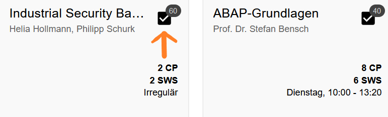 Änderung nach Priorisierung